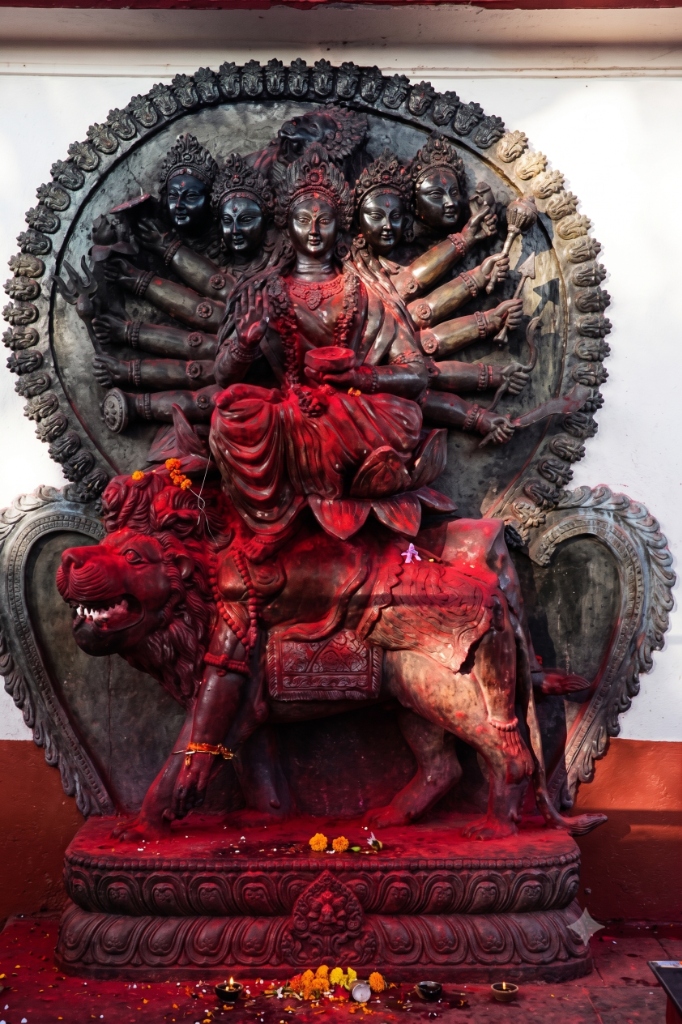 Devotees having darshan at Kamakhya Temple